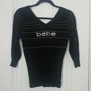 Bebe V-neck sweater